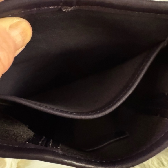 Coach Blackish Deep Purple Leather Women's Bag - Picture 6 of 10